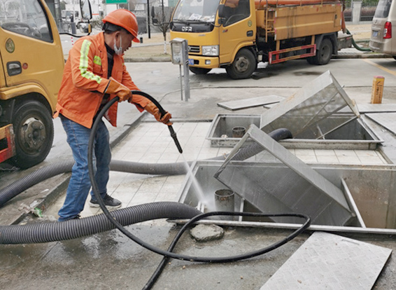 南坤镇隔油池清理